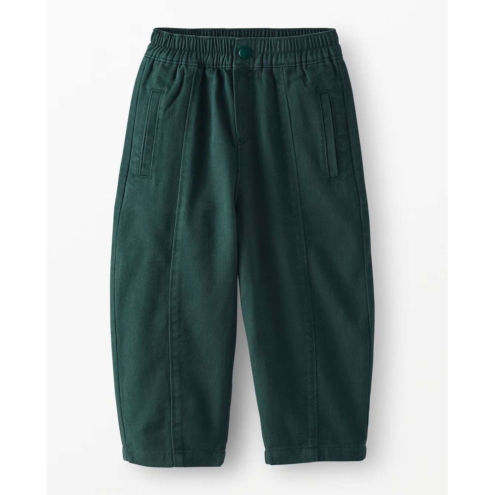 Hanna‎ Andersson Holiday Green Barrel Pants Size 5T